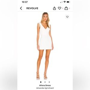 Allora Dress - Amanda Uprichard - Ivory - Size: Medium. Never Worn!